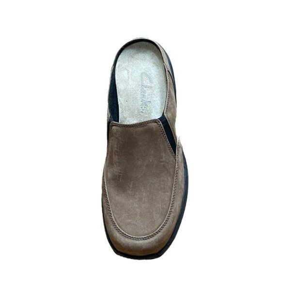 NWOT.Clarks.Women mule brown color leather upper shoes size 8 - Picture 7 of 12